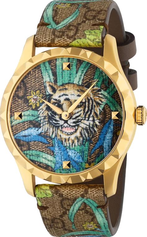 Gucci Ya1264187 Tiger G Timeless Watch 38mm
