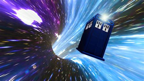 Artstation Tardis Flying Through Time Vortex Vfx Test