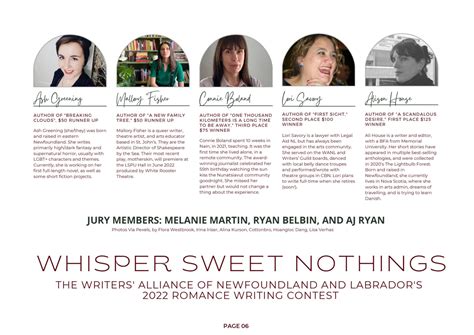 “whisper sweet nothings” wanl s 2022 romance writing contest › writersnl