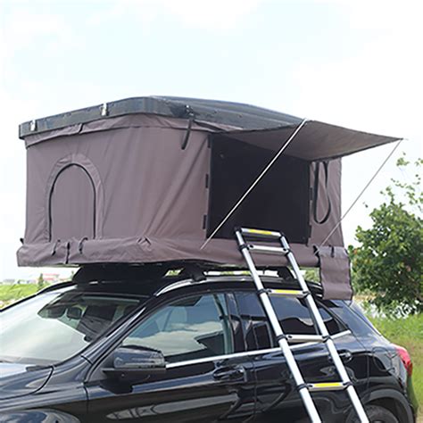Outdoor Hard Shell Rooftop Tent Roof Top With Mattress Sports Leisure