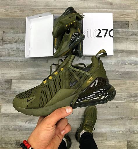Nike Air Max 270 Triple Olive Canvas Golden Mass