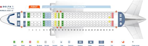 Get vistara airbus a321 seating details and other information including emergency exit seats and bulk head seats. Seat map Airbus A320-200 Delta Airlines. Best seats in plane