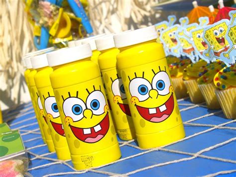Spongebob Birthday Party Treatsdrinksfavorsgreat Ideas
