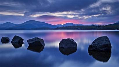 Loch Lomond Scotland Stones Lakes Rocks Europe