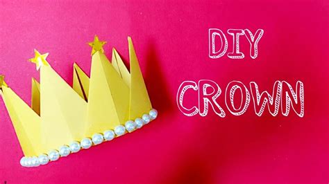 How To Make Beautiful Crown Diy Paper Crown Youtube