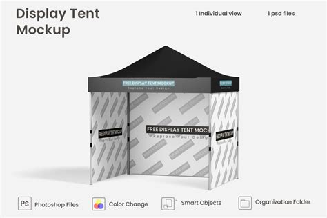 Premium Psd Display Tent Mockup Premium Psd