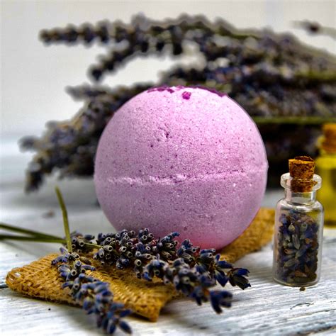 Lavender Bath Bomb Bath Bomb 100 Natural Handmade Made To Etsy Hong Kong