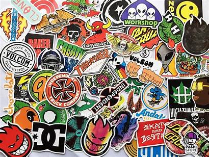 Skate Logos Marcas Skateboard Stickers Sticker