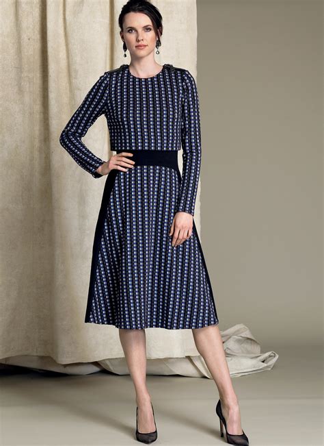 Vogue Patterns 1512 Misses Popover Midi Dress