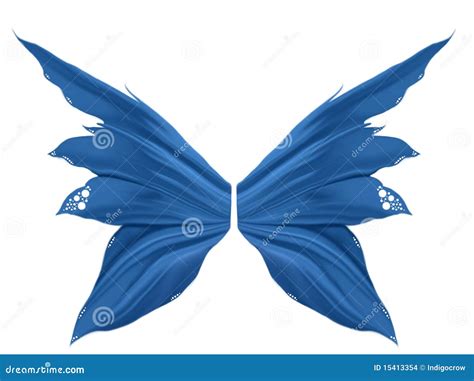 Blue Faery Wings Stock Images Image 15413354