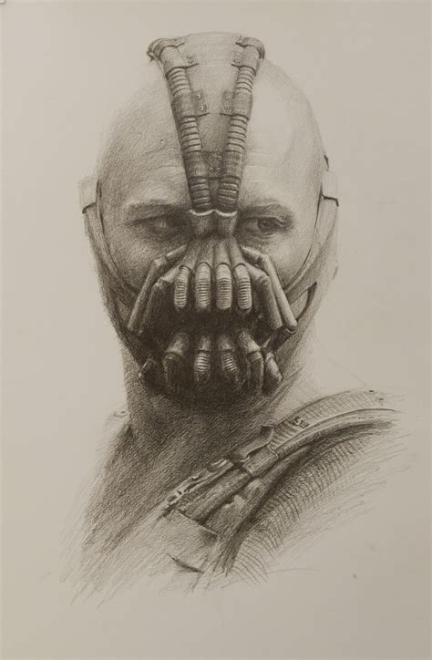 Bane A Pencil Study By Vee209 On Deviantart