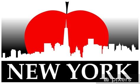 Sticker New York Big Apple Pixers Uk