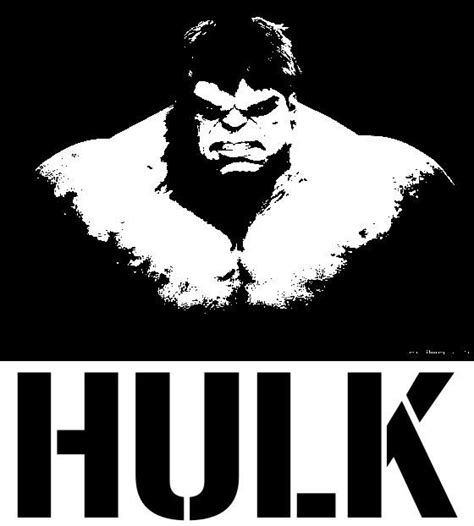 Stencil Art Stencils Hulk Art Simple Line Drawings Superhero Design