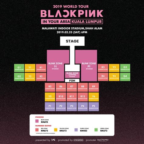 Ticket Details Announced For Blackpink 2019 World Tour In Kl