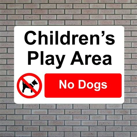 Childrens Play Area No Dogs Sign Signs2schools