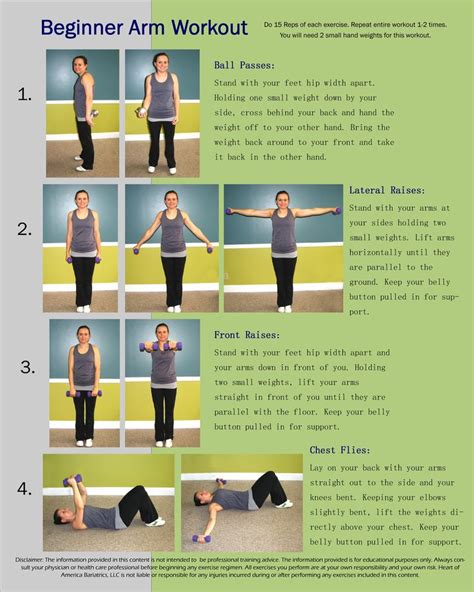 Beginner Arm Workout By Hoab You Just Need A Few Small Weights Try It