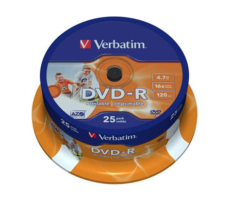 Dvd R Verbatim 4 7 Gb 16x Printable Cake 25 Ks 43538 Akcie A Novinky Ctrl C S R O