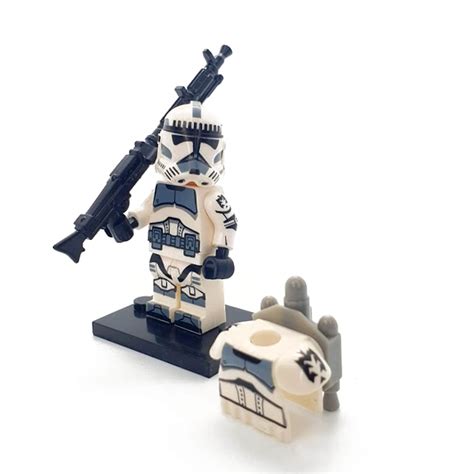 Kamino Security Team Clone Trooper Figure With Battle Armor Etsy