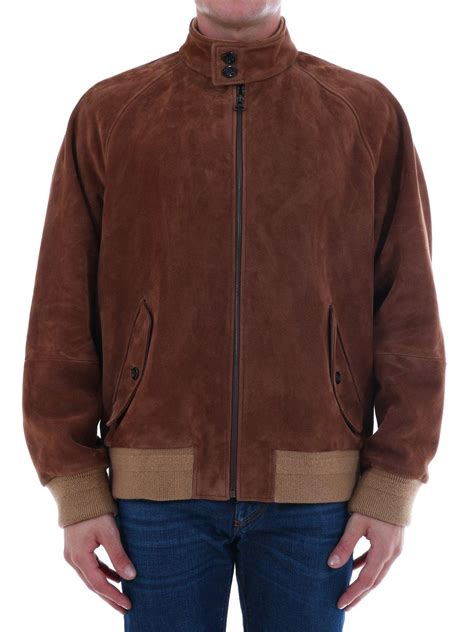 Gucci Suede Bomber Jacket In Brown For Men Save 25 Lyst