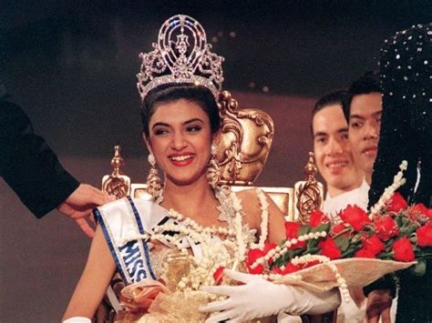 sushmita sen s miss india gown was made from sarojini nagar fabric and sewn by tailor in a garage