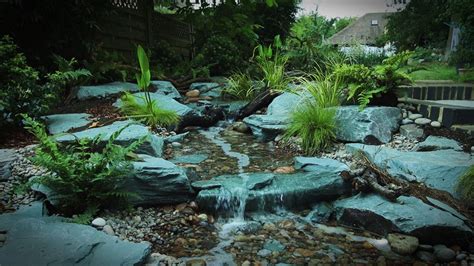 Pondless Waterfall And Stream Video Lake Garden Fish Ponds Water Features
