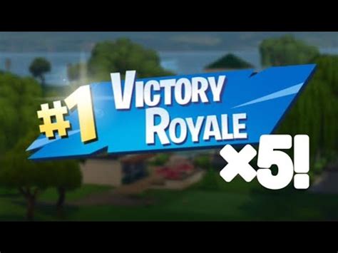 Victory Royales Fortnite Chapter Season Youtube