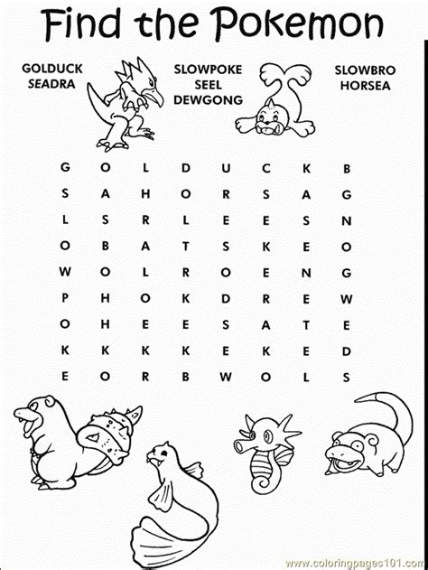 You can print and download the great 20 pokemon quest coloring pages collection for free. Word SearchesPokemon Coloring Page - Free Word Searches ...