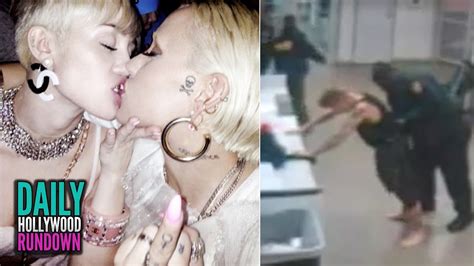 Miley Cyrus Kisses Girl Again Justin Bieber S Jailhouse Workout Dhr Youtube
