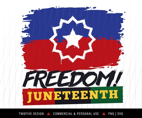 Juneteenth Freedom Flag Vector Png Eps Cricut Etsy