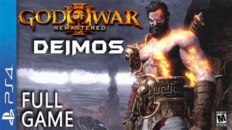 God Of War 3 Full Deimos Gameplay Walkthrough Full Game Youtube