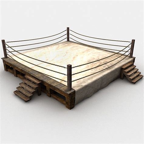 D Model Old Boxing Ring Old Boxing Ring By Litarvan Vintage Boxing Gym Boxing Gym