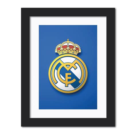 Real Madrid Football Club 3d Textured Logo Painting Tenorarts