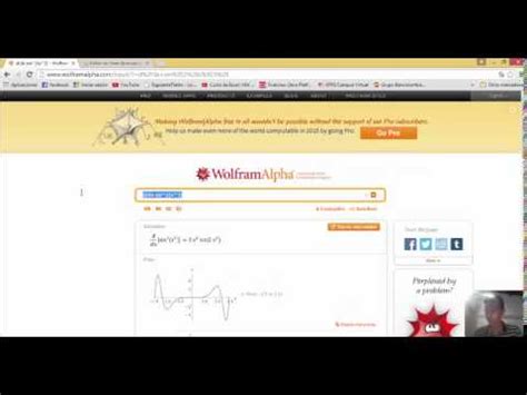 Wolfram Alpha Tutorial Youtube