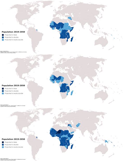 Which Countries Will Double Their Population By 2050