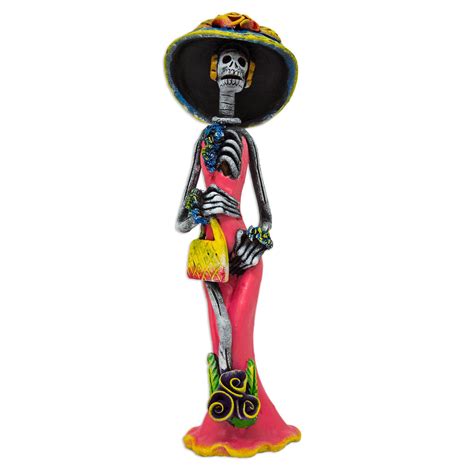 Catrina Day Of The Dead Ceramic Sculpture From Mexico Gorgeous