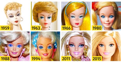 These Fascinating Images Show How Barbie Has Changed Over The Past 50 Years