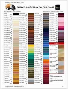 Woly Shoe Cream Colour Chart