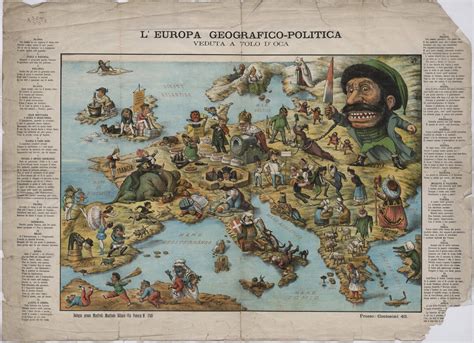 Kolekcionar Geografosko Politi Ka Karta Evrope