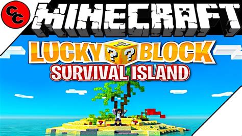 Minecraft Marketplace Showcase Lucky Block Survival Island Map