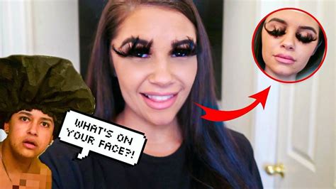 Wearing The Longest Lashes Ever To See How My Boyfriend Reacts Youtube