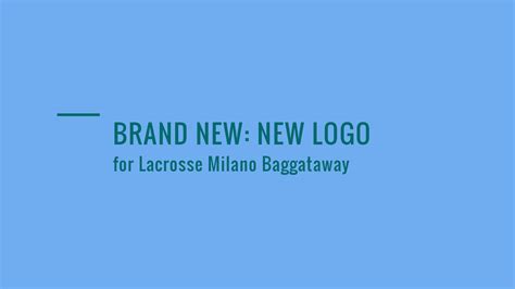 Milano Baggataway Announcement Lacrosse Milano Baggataway
