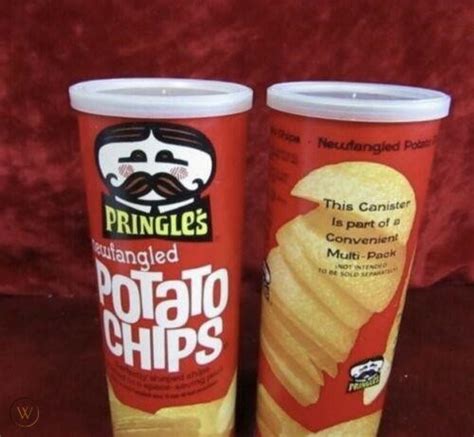 Rare Vintage 1970s Pringles Newfangled Potato Chips Multi Pack Can Variant 1974 3850351665