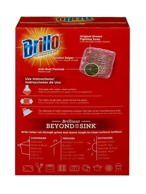 Brillo Steel Wool Soap Pads 10 Count