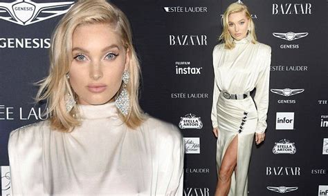 Elsa Hosk Oozes Hollywood Glamour At Harpers Bazaar Icons Party