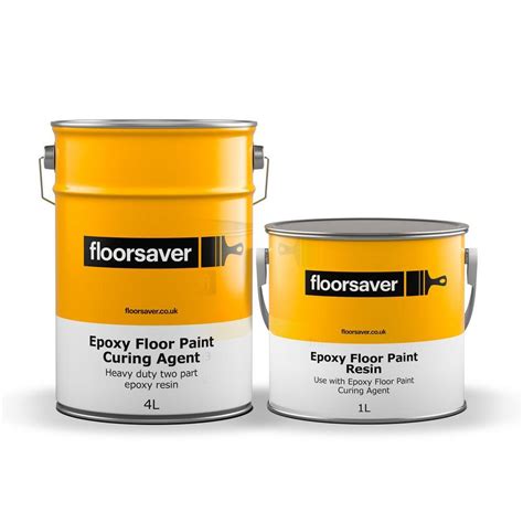 Epoxy Floor Paint 5l Heavy Duty 2 Part Epoxy Concrete