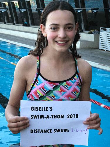 12 Year Old Swimmer Completes Batmitzvah Swimathon For Ardoch Children A66