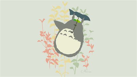 Download Minimalist Vector Totoro My Neighbor Totoro Anime My
