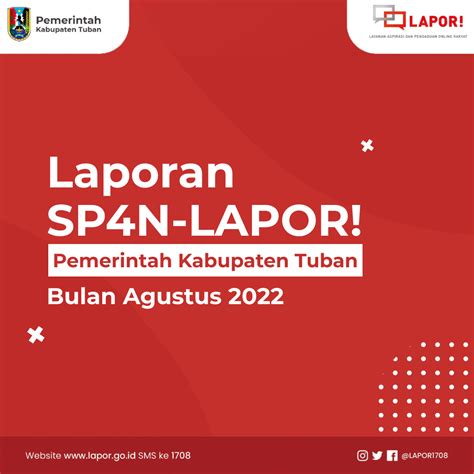 DISKOMINFOSP LAPORAN BULANAN SP4N LAPOR Bulan Agustus 2022