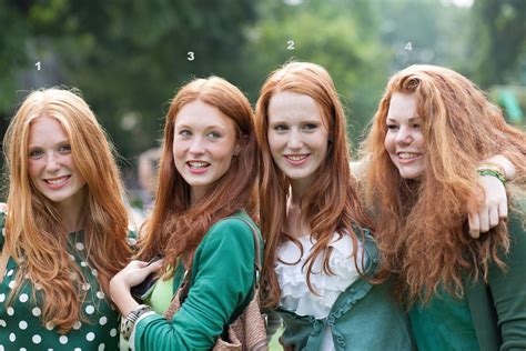 В какой стране больше всего людей с рыжими волосами 91 фото