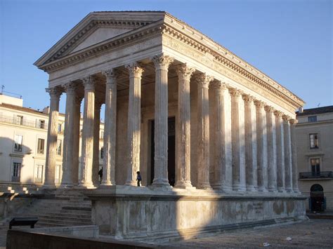 History Of Western Art Architecture And Design The Maison Carrée In